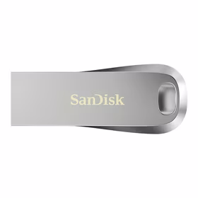 SanDisk Ultra Luxe USB atmintukas 128 GB USB A tipo 3.2 Gen 1 (3.1 Gen 1) Sidabras
