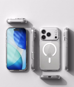 Ringke Fusion Magnetic MagSafe dėklas, skirtas iPhone 18 Pro Max / 17 Pro Max, skaidrus