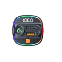 Devia siųstuvas FM Smart Bluetooth MP3 automobilinis įkroviklis PD 30W 1x USB-C 2x USB 3A juodas