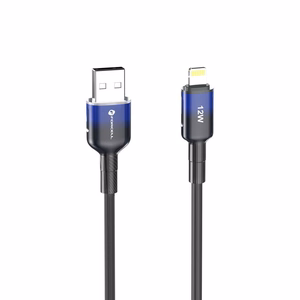 Cable USB A to Lightning Forcell F-Energy 2,4A 12W Gradient 1 m C353 black
