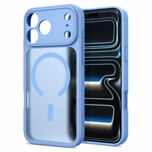 Tech-Protect BasicMag MagSafe dėklas, skirtas iPhone 17 Pro / 18 Pro, matinis šviesiai mėlynas