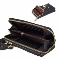 Megztas krepšys telefonui GCW17 juodas