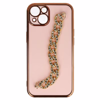 Madingas dėklas telefonui Iphone 13 dizainas 4 šviesiai rožinė