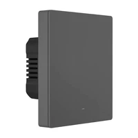 Smart WiFi wall switch SONOFF M5-1C-80 (1-channel, for frame, graphite)