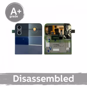 LCD ekranas skirtas Samsung F721 Z Flip4 (išorinis) su rėmeliu / grafitinis / (10/10 naudotas)
