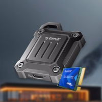 "Orico XAM2 M.2 2230 USB-C 3.2 taktinė sustiprinta diskų įkrova - juoda