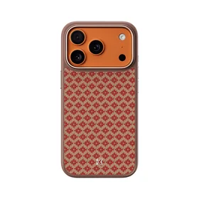 "Benks" magnetinis šarvas "Pro Armor Grid Kevlar Case Metal Frame 600D (YB70) for Iphone 17 Pro Max orange