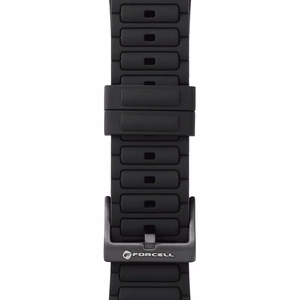 Ремешок для Apple Watch Forcell F-Design FA06 силикон с отверстиями 42 / 44 / 45 / 49 мм чёрный