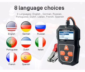 Konnwei KW208 akumuliatorių testeris