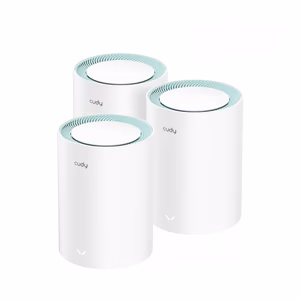 Cudy M1300 3 vnt. komplektas Mesh Wi-Fi sistema dviejų dažnių (2.4 GHz / 5 GHz) Wi-Fi 5 (802.11ac) balta 1 vidinė antena