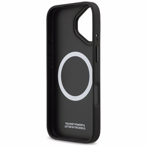 BMW M Perforuoto Dryžio Logotipas Magnetinis Dėklas telefonui iPhone 17 - pilkas