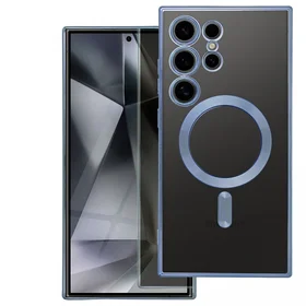 ELECTRO MAG COVER dėklas suderinamas su MagSafe SAMSUNG A37 titano mėlynas