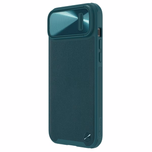 Nillkin CamShield odinis S dėklas iPhone 14 Plus su kameros dangteliu žalias