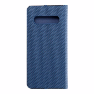 Flip case for Samsung S10 Luna Book Carbon blue