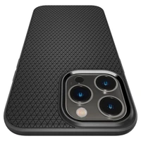 Spigen Liquid Air dėklas iPhone 14 Pro – matinis juodas
