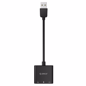 Orico SKT3 USB-A External Sound Card - Black