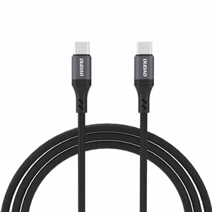 Dudao L3CC Плетёный кабель USB-C - USB-C 60W 2m - чёрный