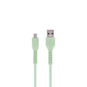 Maxlife MXUC-04 kabelis USB - USB-C 1,0 m 3A žalias