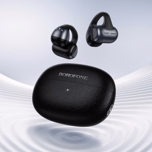 Juodos TWS „Bluetooth“ ausinės „Borofone BW100 Sunshine“