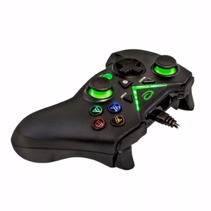 Esperanza EGG114K žaidimų valdiklis Juoda USB 2.0 Žaidimų pultelis Analoginis / skaitmeninis PC, Xbox One, Xbox Series S, Xbox Series X