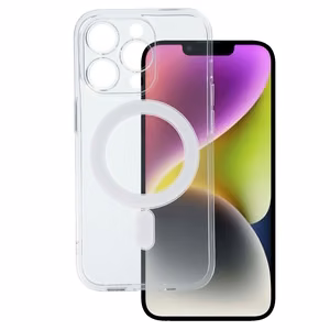 Tel Protect MagSilicone dėklas iPhone 14 Pro skaidrus