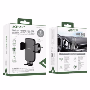 Automobilinis telefono laikiklis Acefast D27 (air vent) juodas
