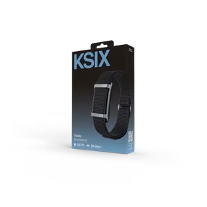 Ksix Smart Bracelet VITALIS išmanioji apyrankė, juoda, 5 ATM