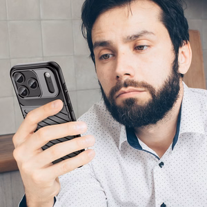 Thunder dėklas telefonui iPhone 17 Pro - juodas