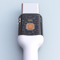 Dudao L9C Max 240W PD USB-C - USB-C kabelis 2m - baltas