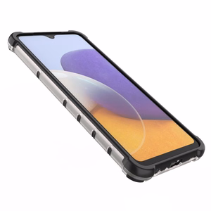 Honeycomb dėklas apsauginis su TPU buferiu Samsung Galaxy A22 4G juodas