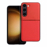 NOBLE dėklas telefonui SAMSUNG S23 raudonas