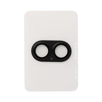 Tempered glass Tel Protect 95% AR+AF Full Metal Camera Protector on camera for Iphone 17 black (camera island)