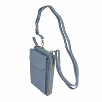 Megztas krepšys telefonui GCW12 mėlynas