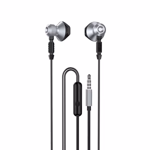 Dudao проводные металлические наушники 3.5mm Mini Jack серый (X2C-Gray)