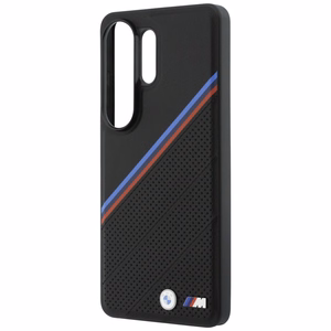 BMW Tricolor Metal Logo MagSafe Dėklas for Samsung Galaxy S26 Ultra - juodas