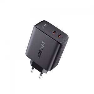 Acefast įkroviklis 2x USB Type C 40W, PPS, PD, QC 3.0, AFC, FCP juodas (A9 juodas)