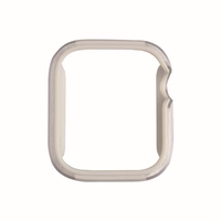 UNIQ dėklas Valencia Apple Watch Series 4/5/6/SE 44mm. sidabrinis/titanium sidabrinis