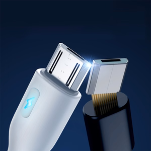 "Joyroom Premium Series A13 USB-A / micro USB 2.4A 2 m ilgio kabelis - baltas