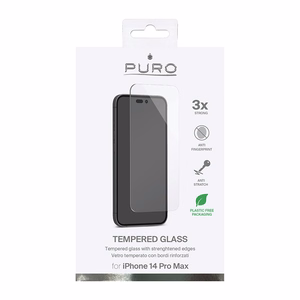 Puro grūdintas apsauginis ekrano stiklas, skirtas iPhone 14 Pro Max