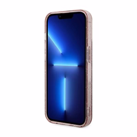 Guess GUHMP14XHCMCGP iPhone 14 Pro Max 6.7" rožinis kietas dėklas Glitter Gold Magnetinis