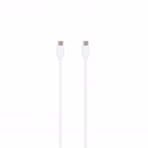 SEEK TOTI Type-C į Type-C, 1 m PVC duomenų laidas 3A, baltas