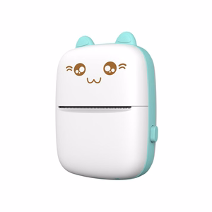 HURC9 Bluetooth Mini Kitty terminis spausdintuvas su programėle - mėlyna