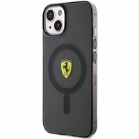 Ferrari FEHMP14MURKK iPhone 14 Plus 6.7" juodas/juodas kietas dėklas Translucent Magnetinis