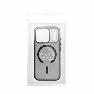 Case for iPhone 16 PRO MAX Flexline Mag Cover compatible with MagSafe black
