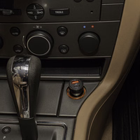 Forever CC-06 PD QC automobilinis įkroviklis 1x USB-C 1x USB 20W juodas + USB-C - USB-C kabelis 60W