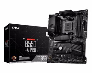 MSI B550-A PRO pagrindinė plokštė AMD B550 Socket AM4 ATX