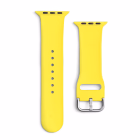 Silikoninis dirželis APS Apple Watch 38/40/41mm - geltonas