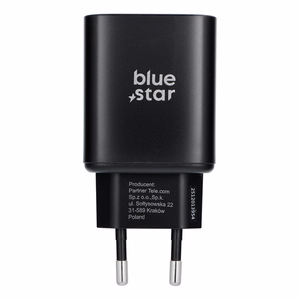 Blue Star USB-C įkroviklis (iPhone 17 Pro / Pro Max) SFC 2.0 3A 60W, juodas