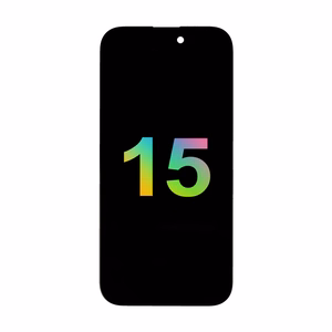 Mecanico Soft OLED ekranas Incell iPhone 15 su rėmu (Support IC Transplant) - juodas