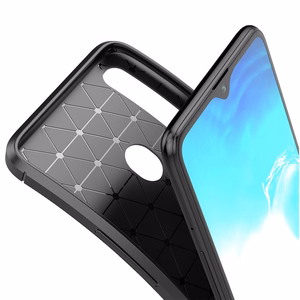 Anglies pluošto dėklas telefonui SAMSUNG Galaxy A20E - juodas